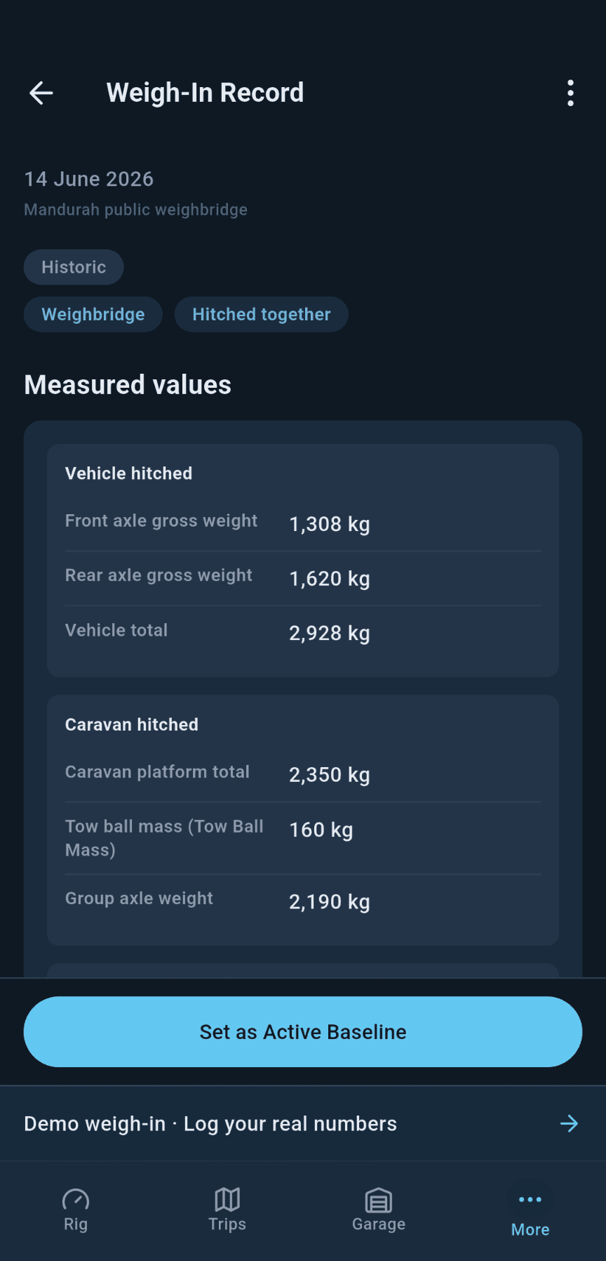 loadmate app — Build on what it really weighs